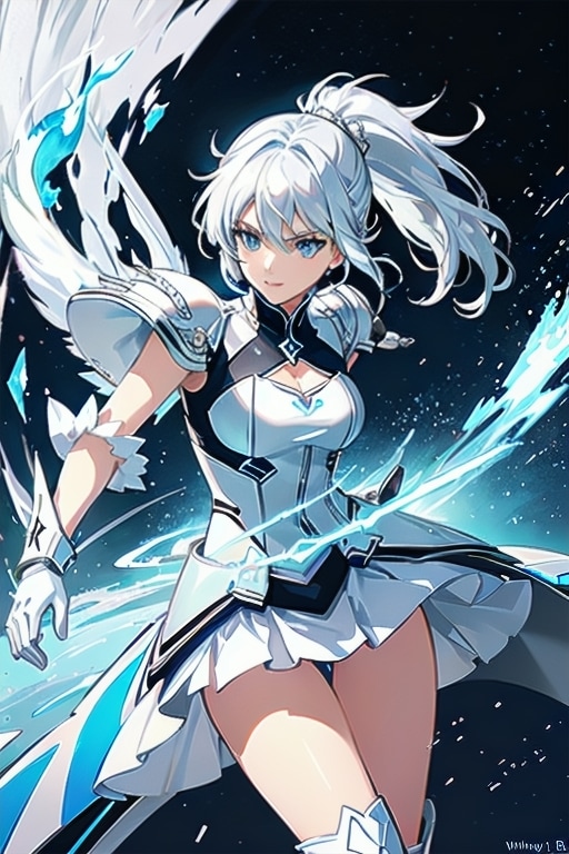 白髪天使 | の人気AIイラスト・グラビア