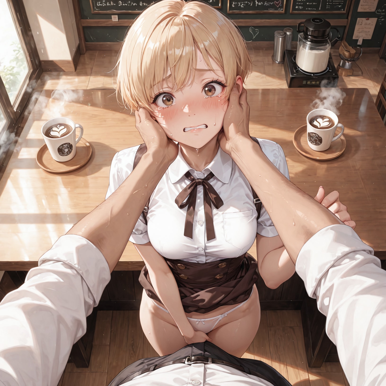 顔に触れるのはご遠慮ください