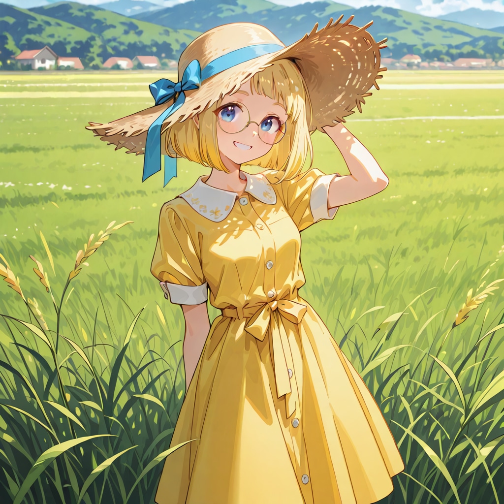 麦わら帽子のミッシェルさん | の人気AIイラスト・グラビア