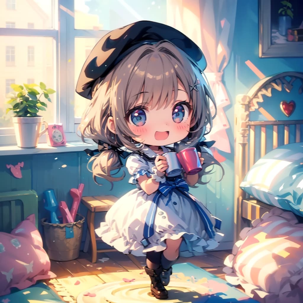 こんばんは-♪、ココア飲んでけ-。 | の人気AIイラスト・グラビア