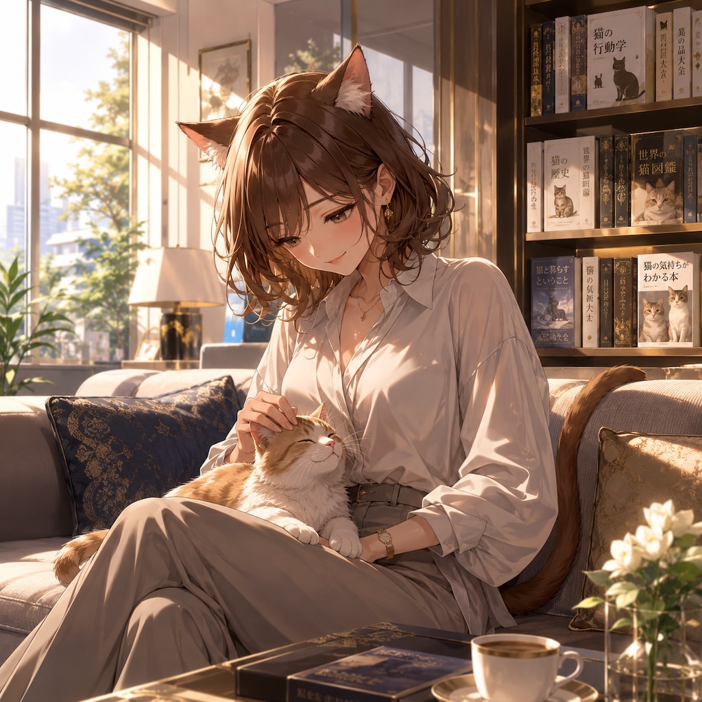 愛猫とのひととき🐾