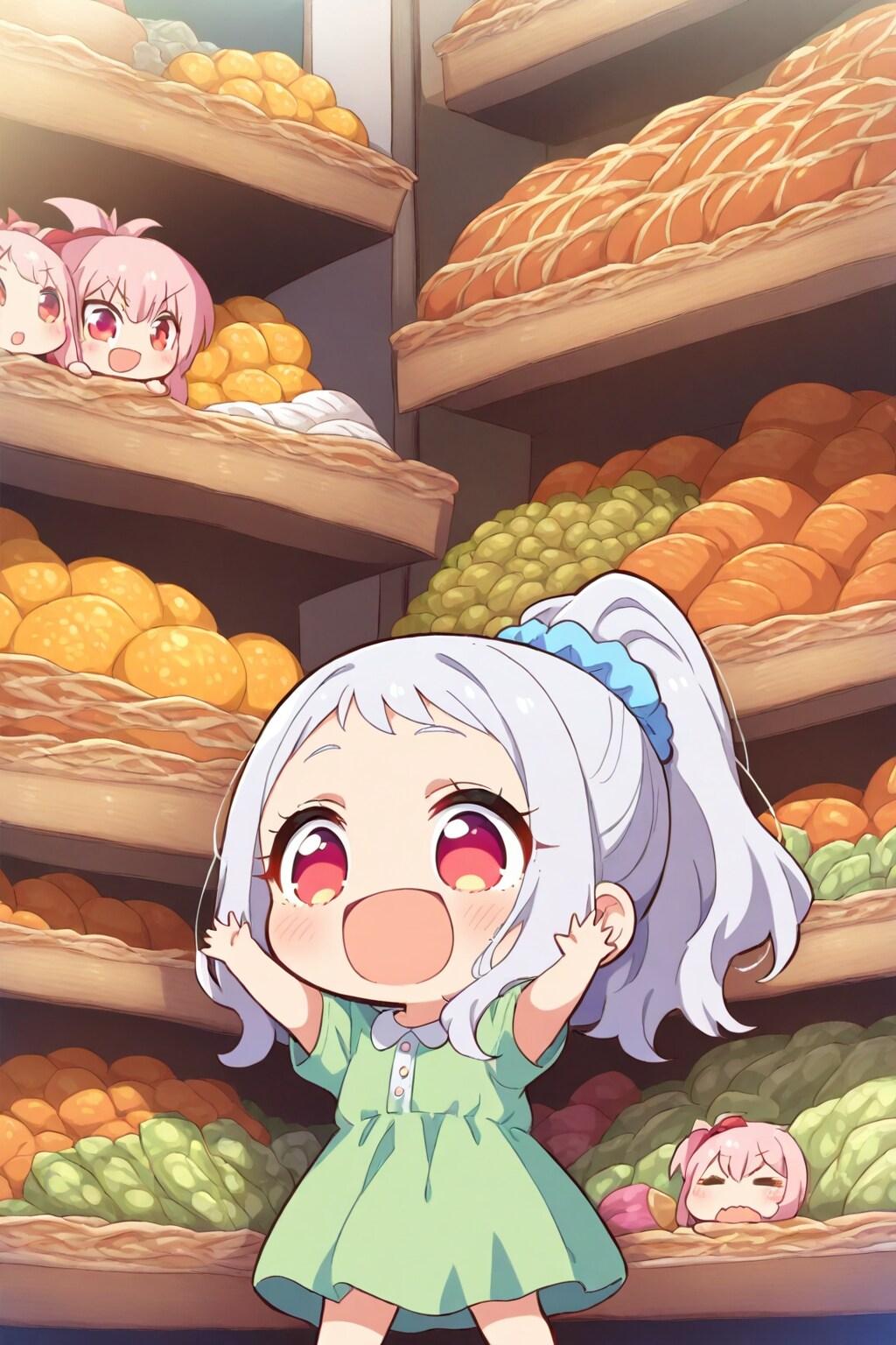 八百屋さんとお野菜のよーせーさん