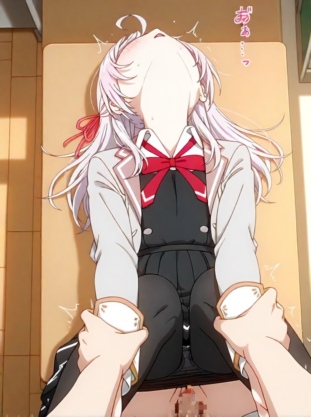 たまには黒いパンストも可愛いね。九条〜さん♡