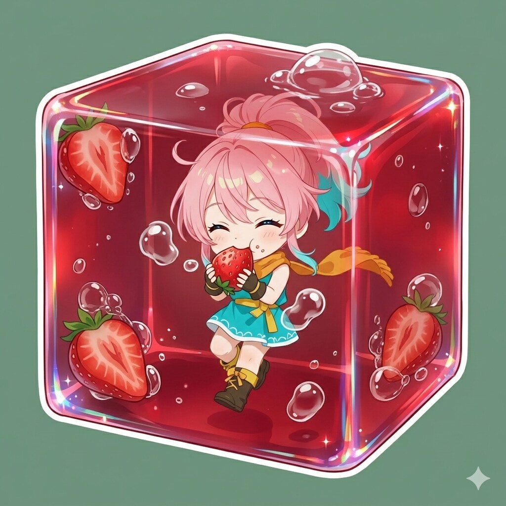 煮凝り　いちご味