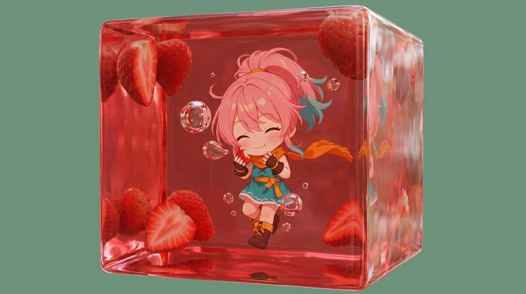 煮凝り　いちご味