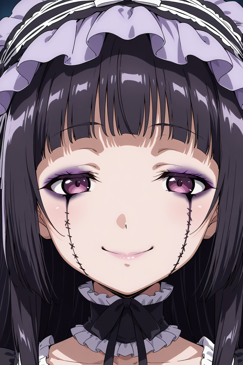 縫い目メイク | の人気AIイラスト・グラビア