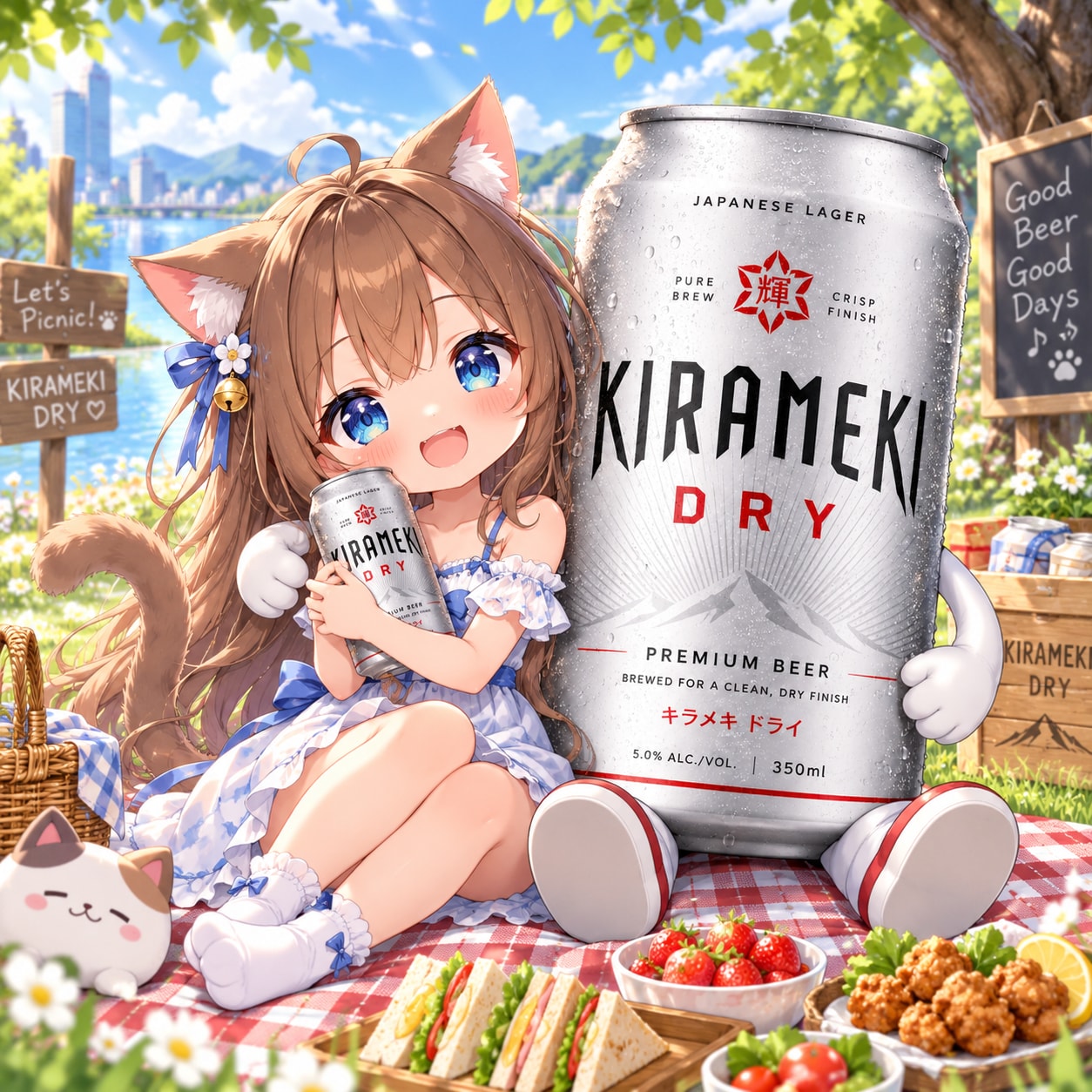 ピクニックな小さな女の子 | の人気AIイラスト・グラビア