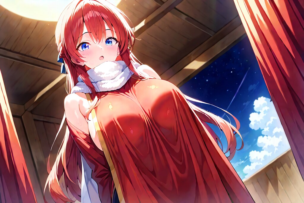 クリスマス風な衣装