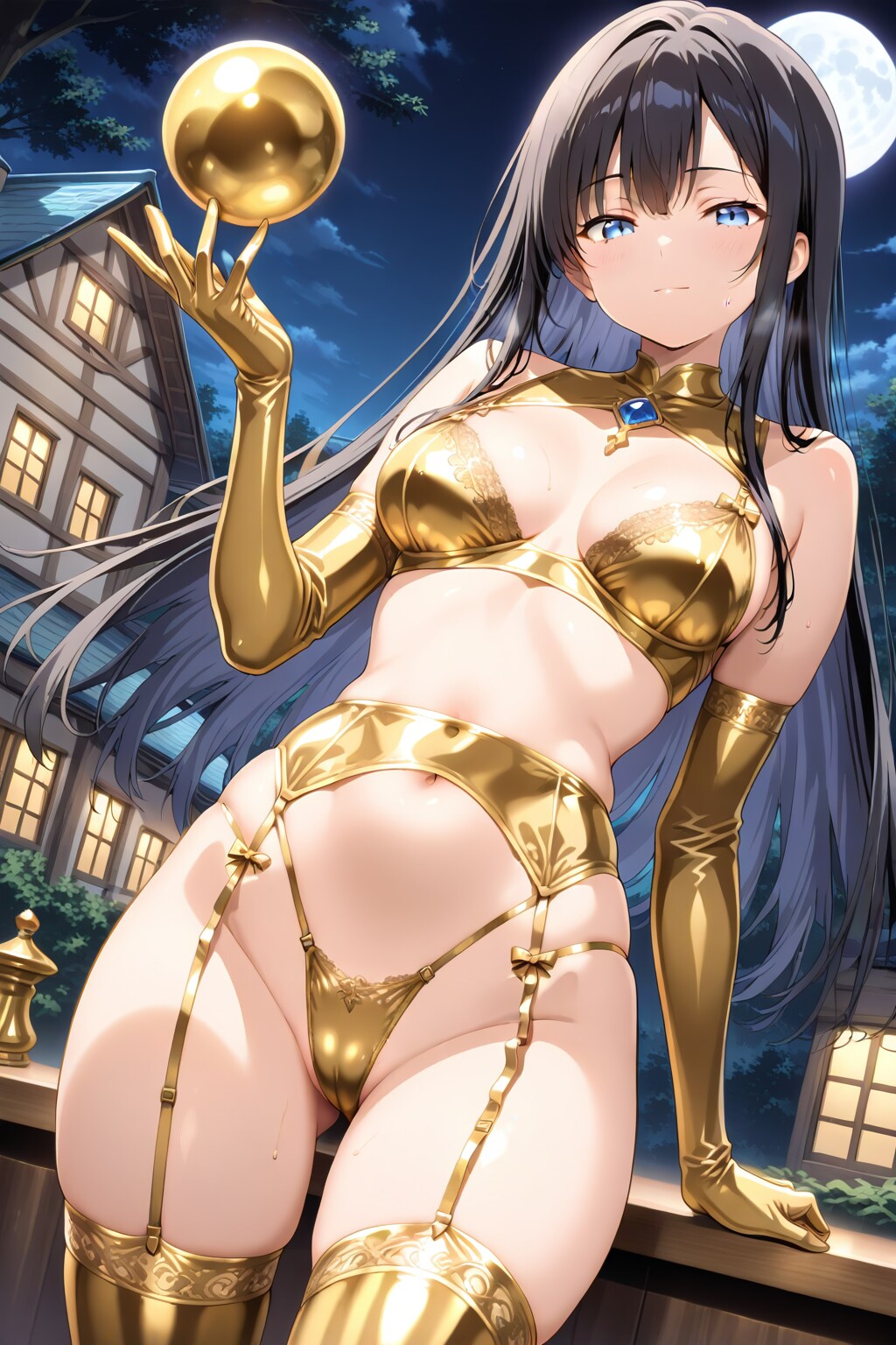 金ピカ装備の葵さん