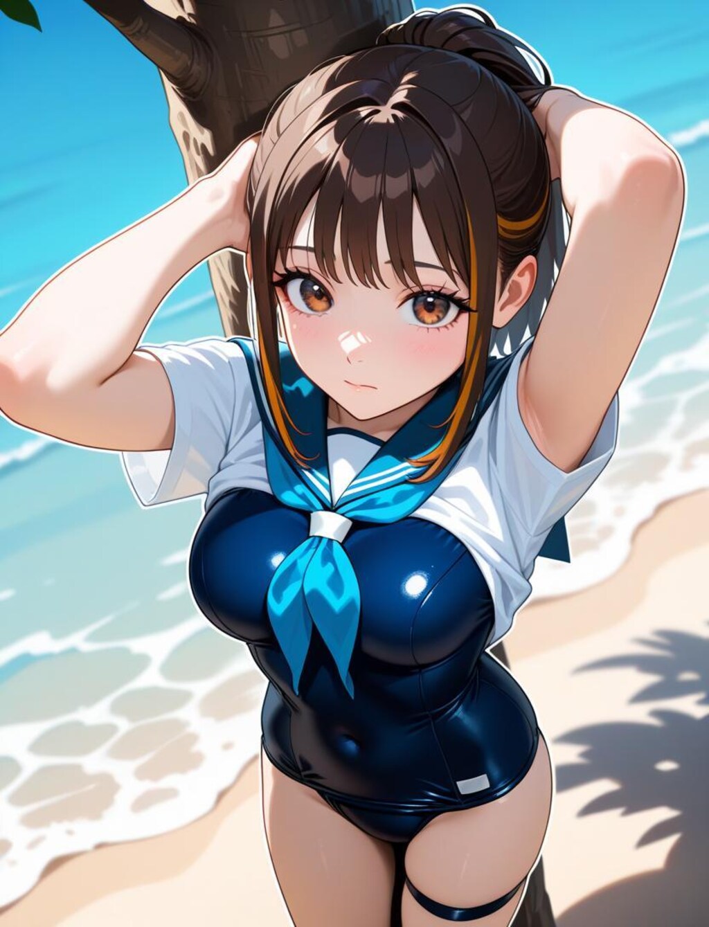 セーラー服めくり