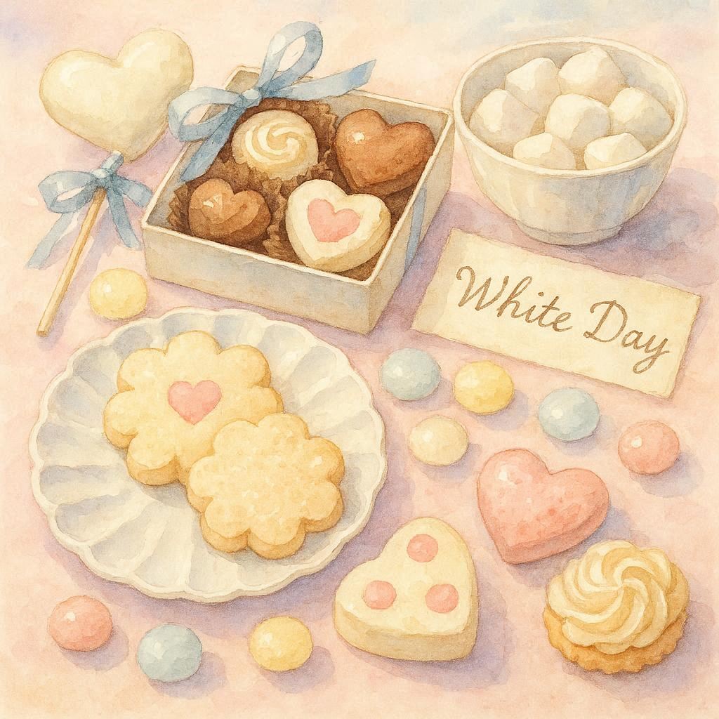 🩵🤍ホワイトデーの定番スイーツ🍪🍬 | の人気AIイラスト・グラビア