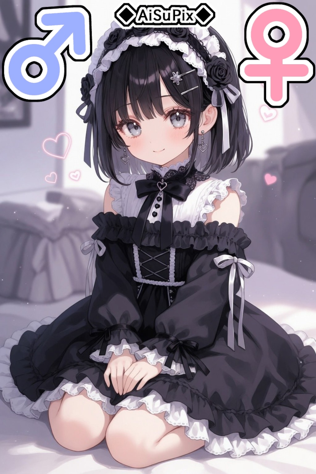 💙AiSuPix／可愛いゴスロリちゃん💙