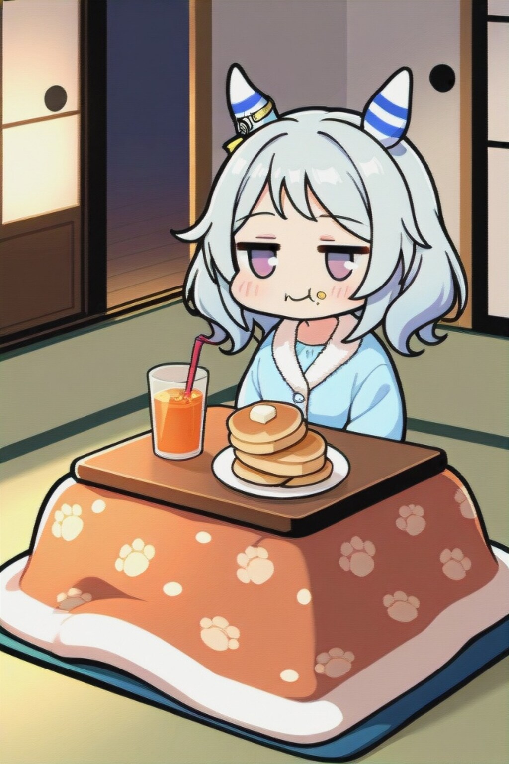 ミラ子とこたつ