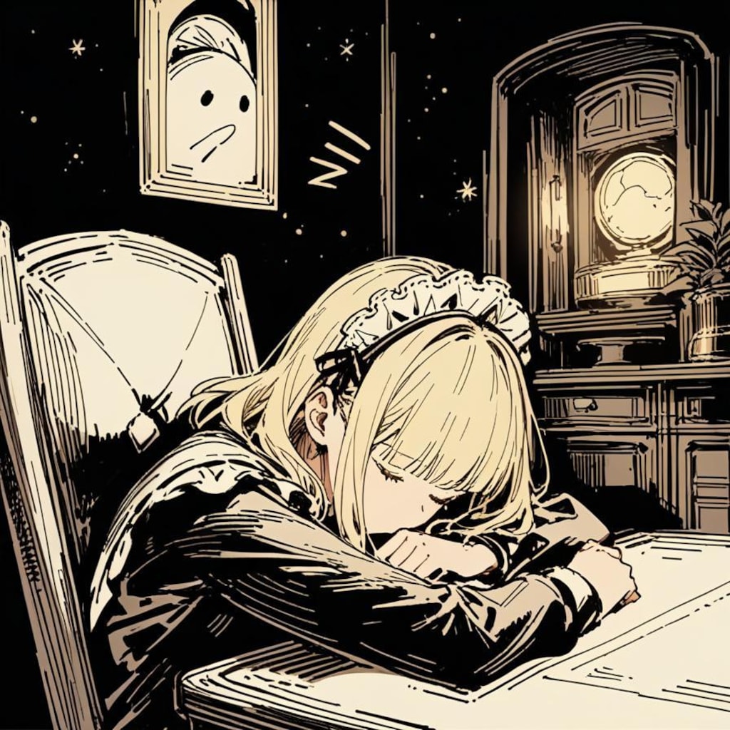 居眠り オブ いにしえモデルメイドちゃん💤✨