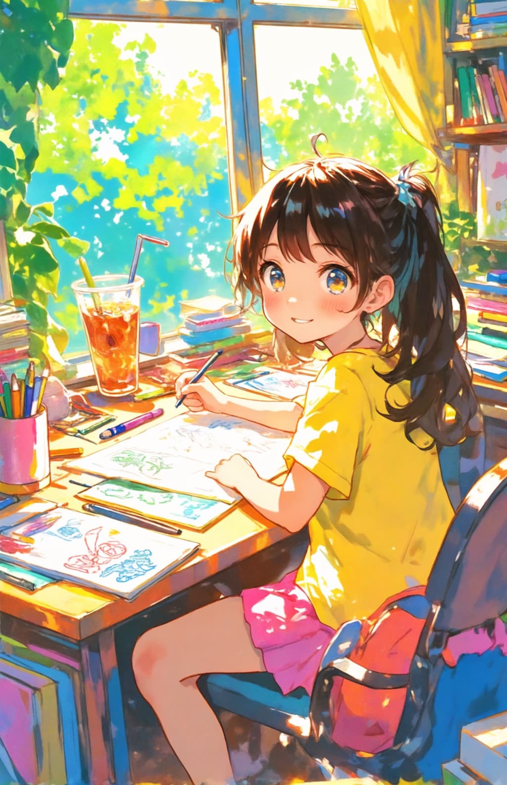 宿題は午前中に