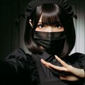 黒づくめのメイド13号 2枚目
