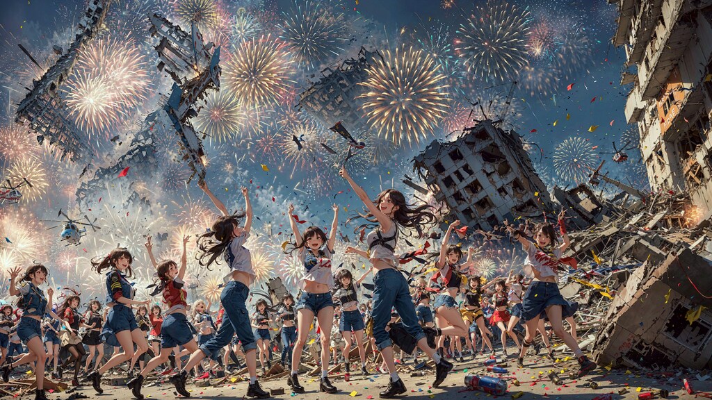 【４K】誇張しすぎた花火大会