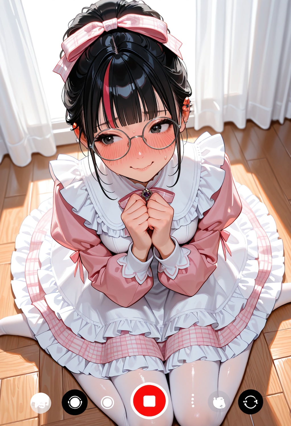 結髪。