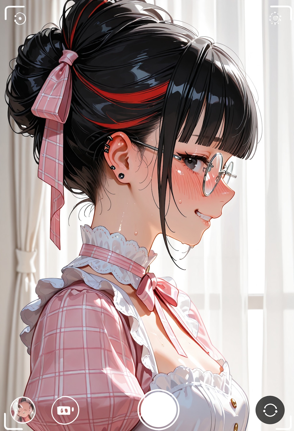 結髪。