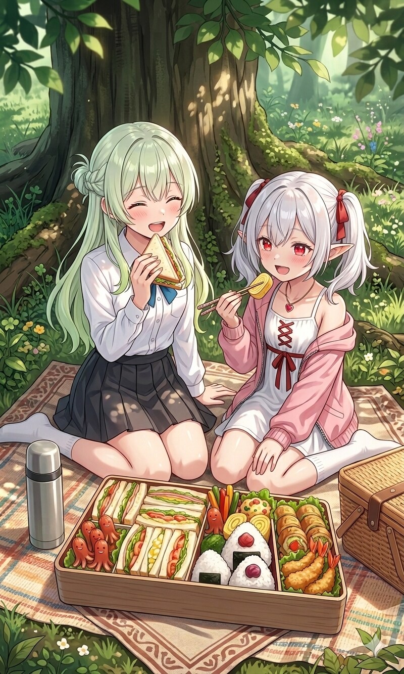 一緒にお昼ごはん食べよう(￣～￣)