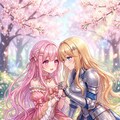 桜影に誓う騎士の詩 2枚目
