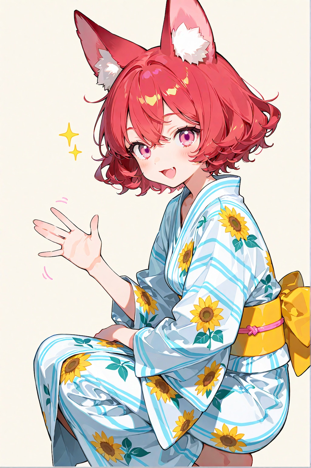 ペンギンすくいに狐娘｜フォロワー様2000人突破記念！
