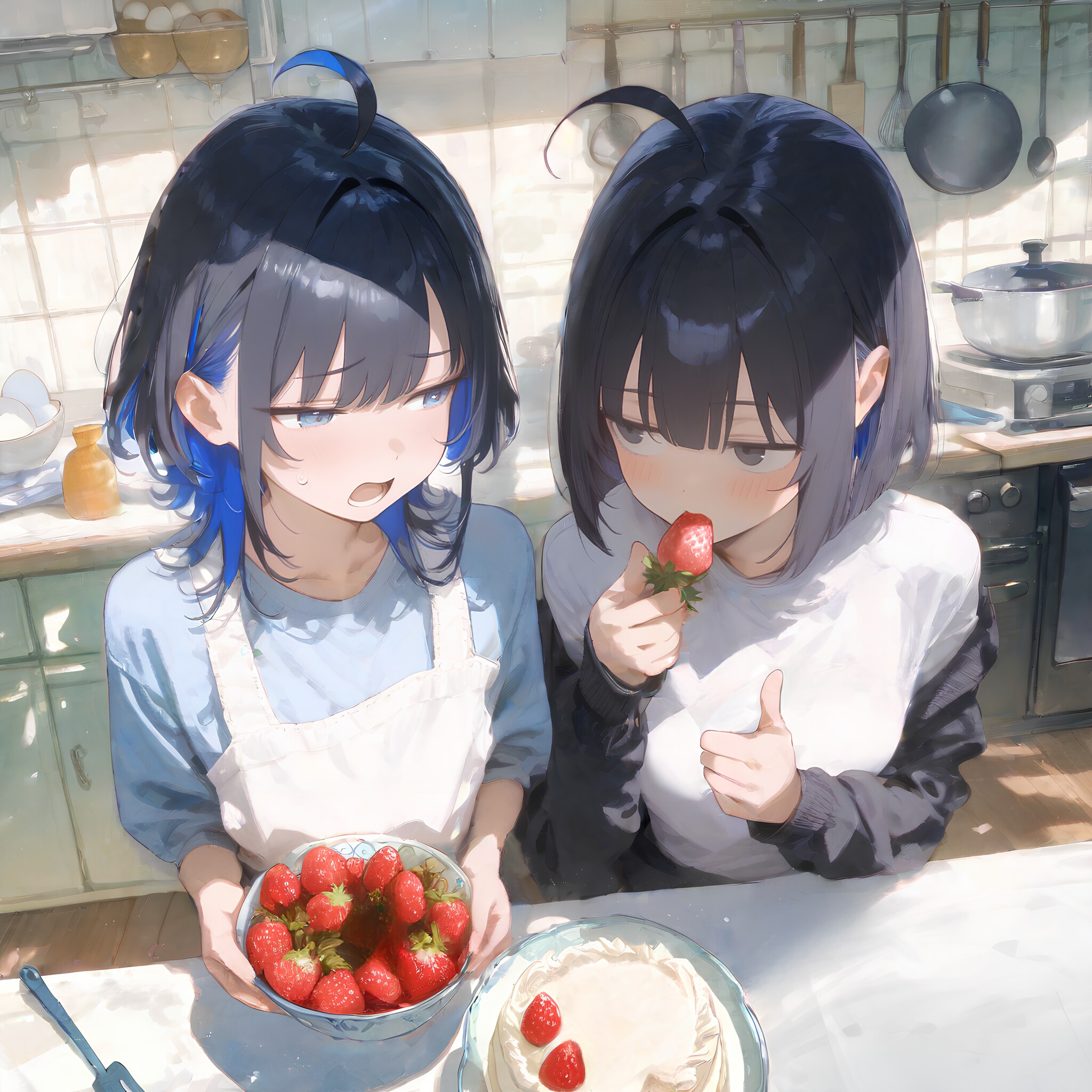 クリスマスケーキ作り