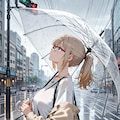 雨の日、信号待ち 4枚目