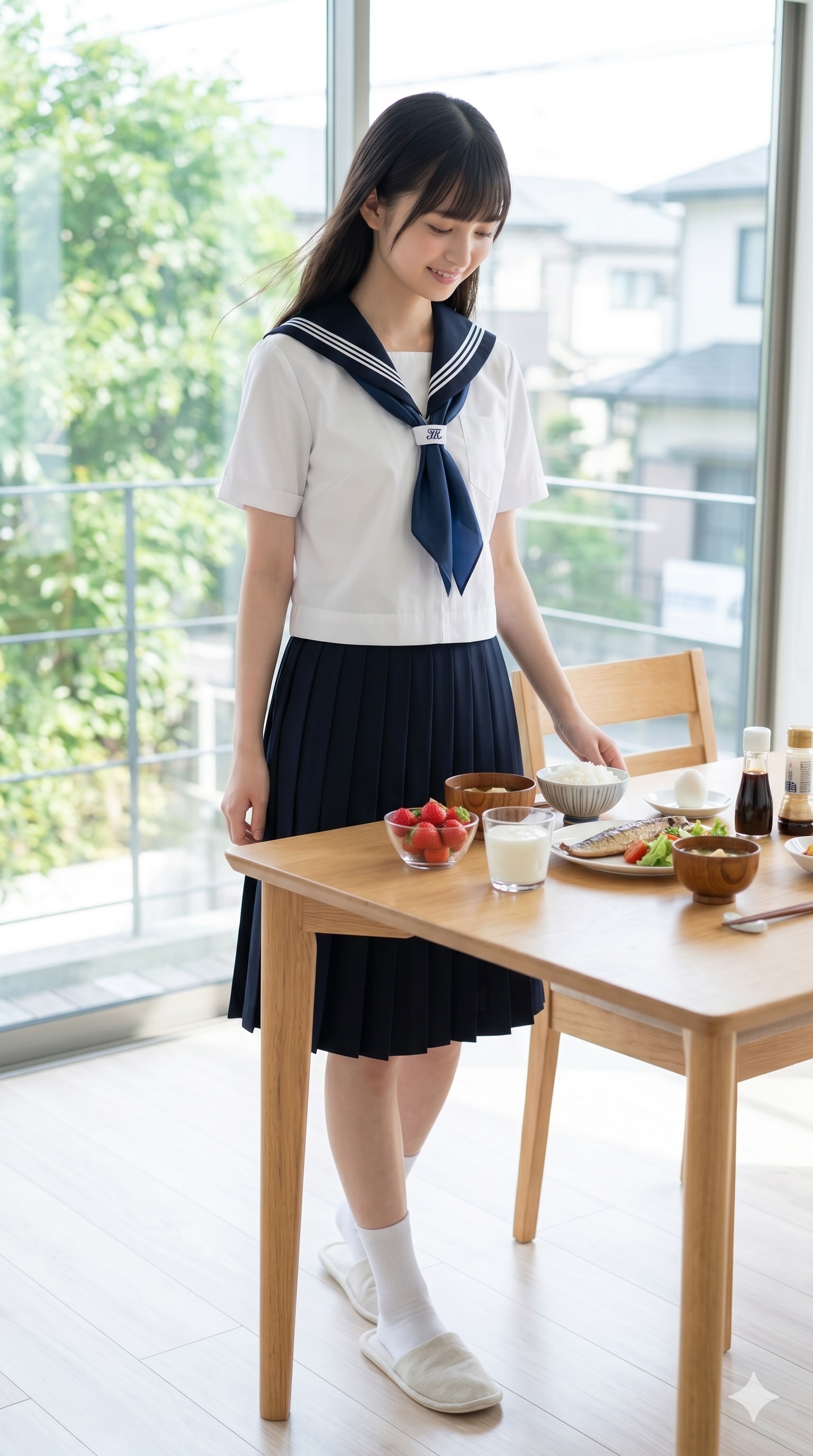 普通の美少女　朝食