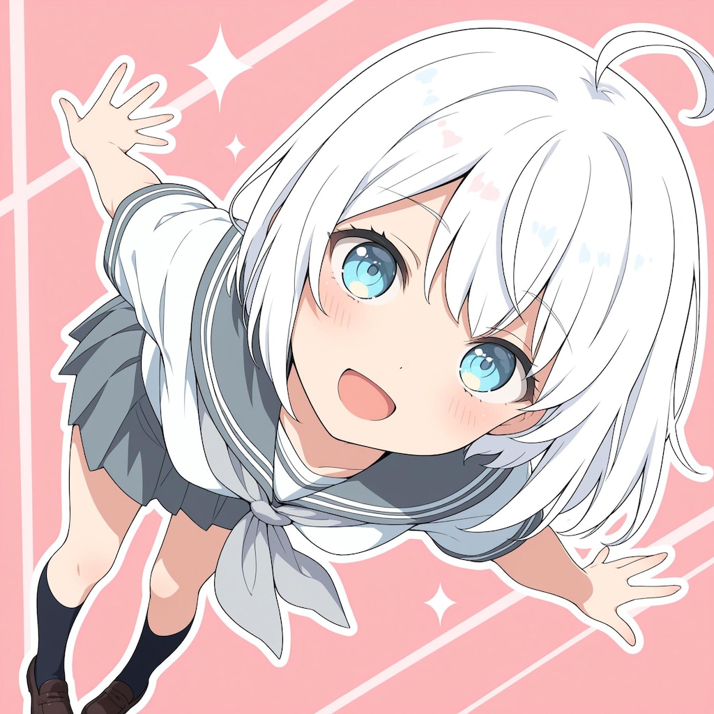 灰色のセーラー服