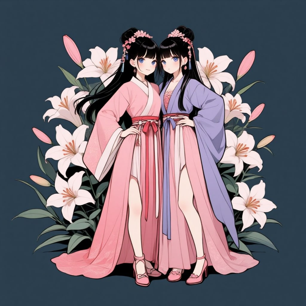百合ですわ(漢服)