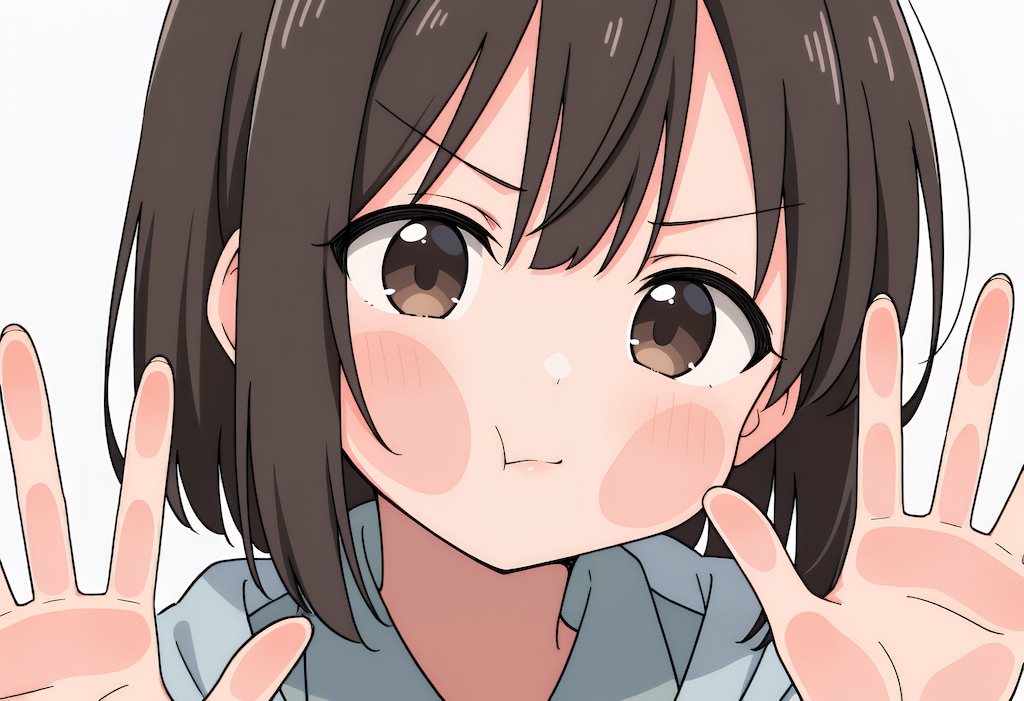 ガラス越し