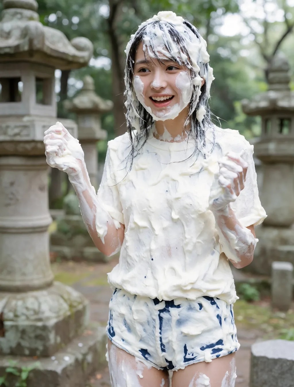 クリームまみれフェチ