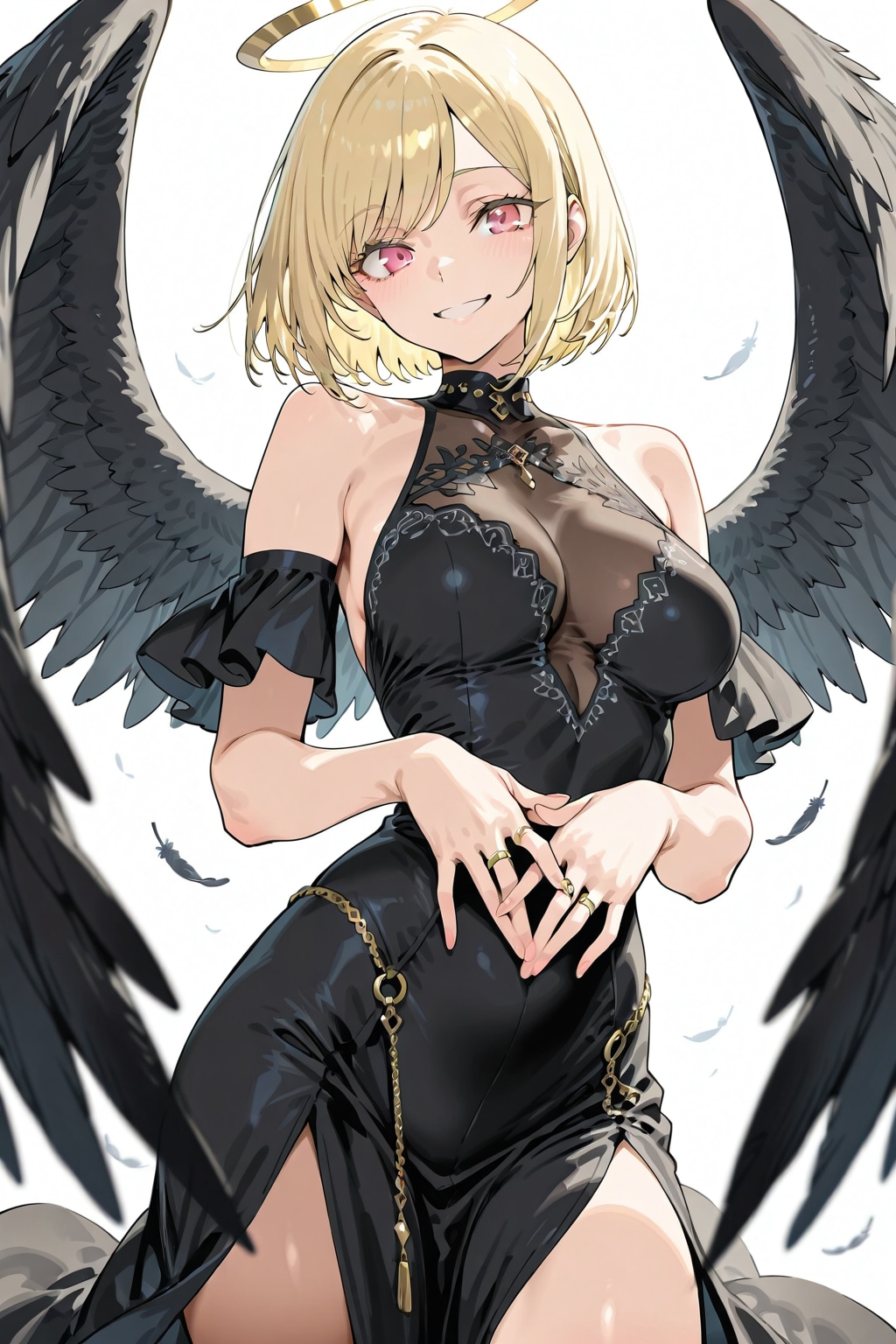 黒天使リーシャちゃん | の人気AIイラスト・グラビア