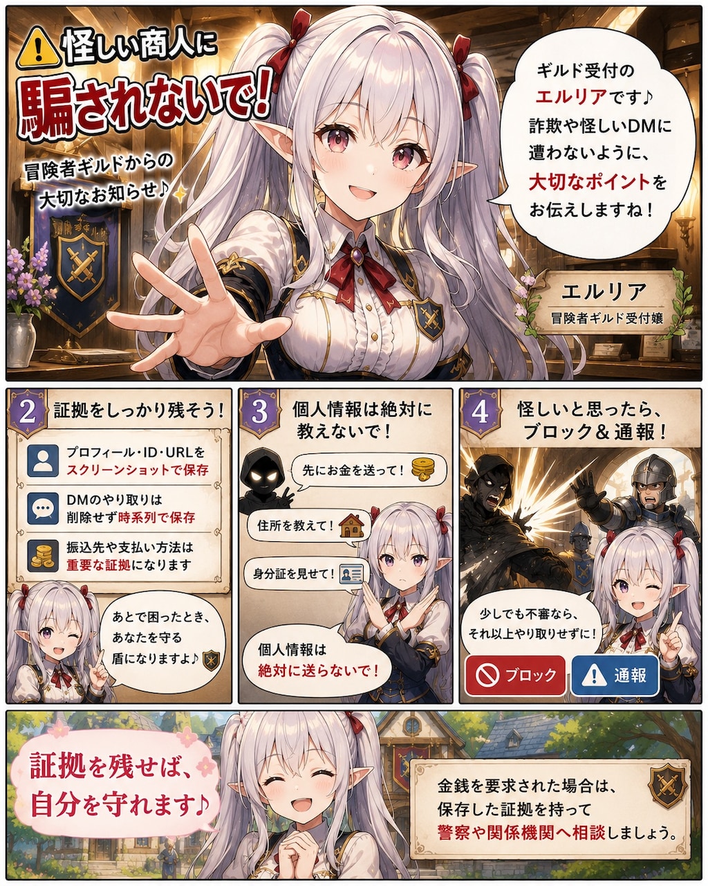 冒険者ギルドからのお知らせ