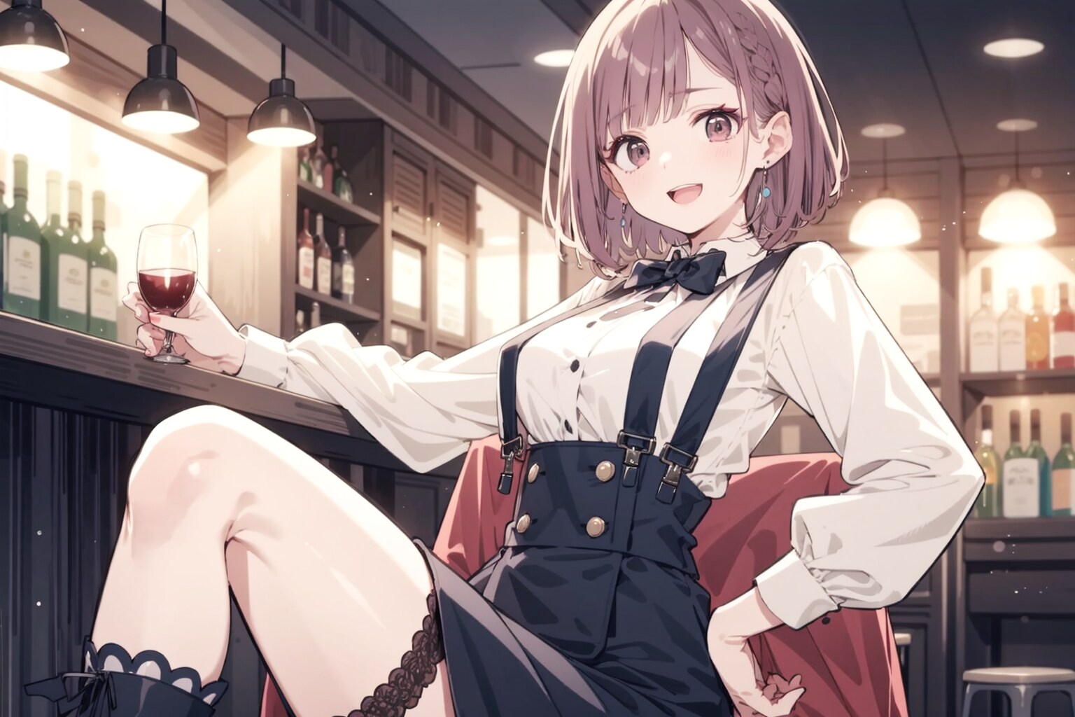 クラシックなおしゃべりバーテンダー | の人気AIイラスト・グラビア