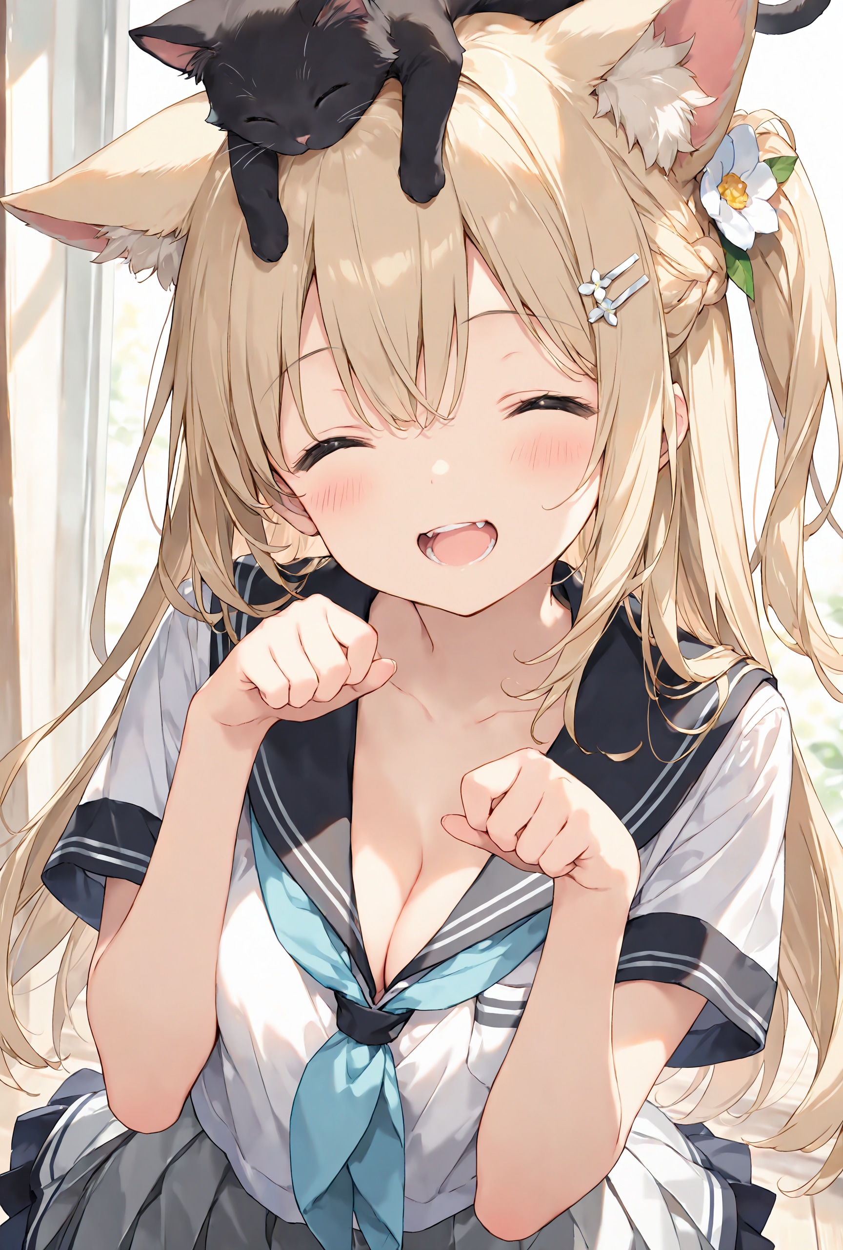 見て見て！可愛い猫ちゃんが居るよ♪ | の人気AIイラスト・グラビア