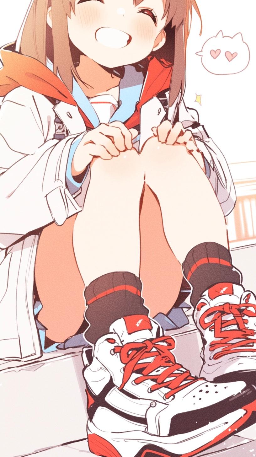 スニーカー娘