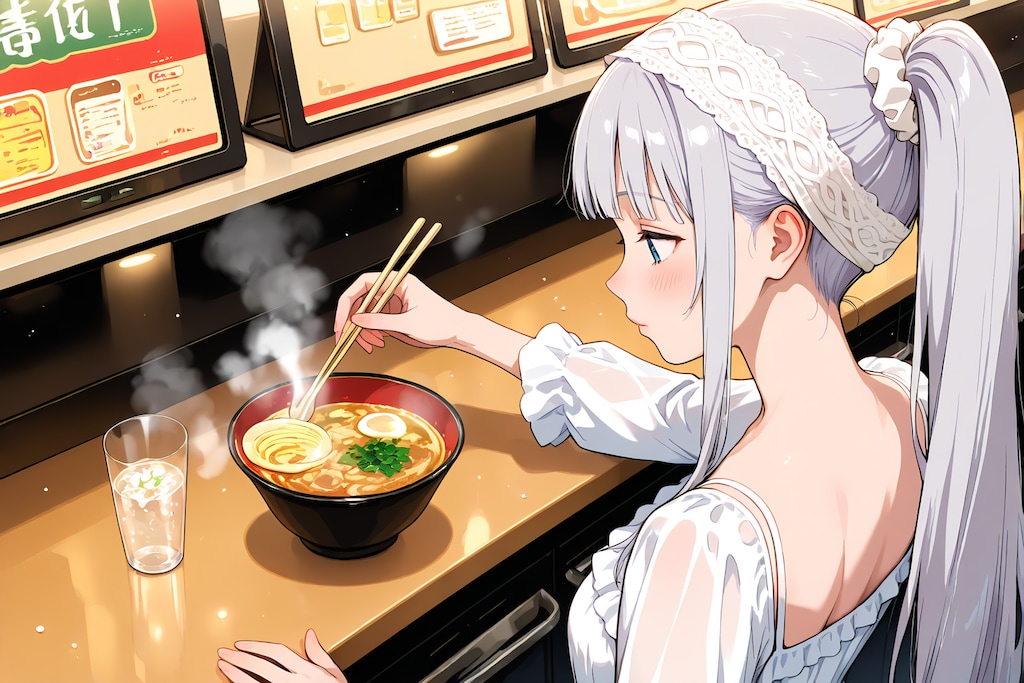 ラーメンを味わうための最適な髪型の追求