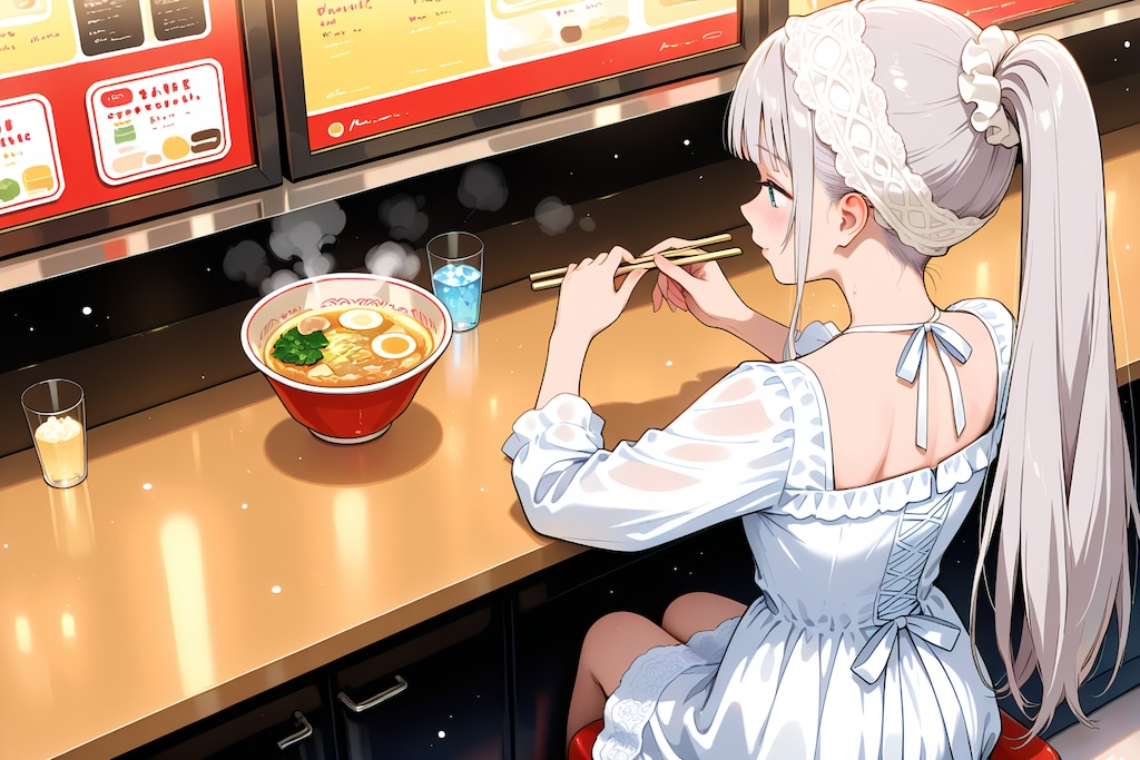 ラーメンを味わうための最適な髪型の追求