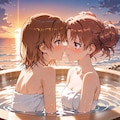 とある百合温泉 2枚目