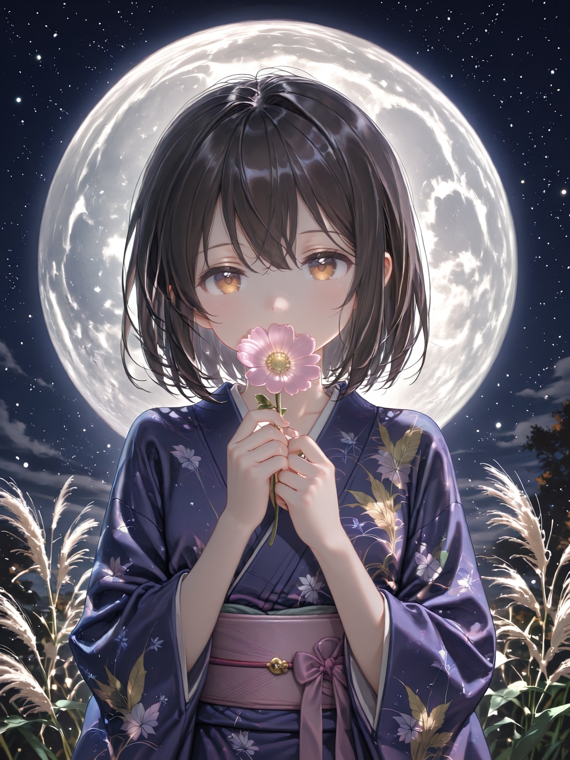月とおんなのこ | の人気AIイラスト・グラビア