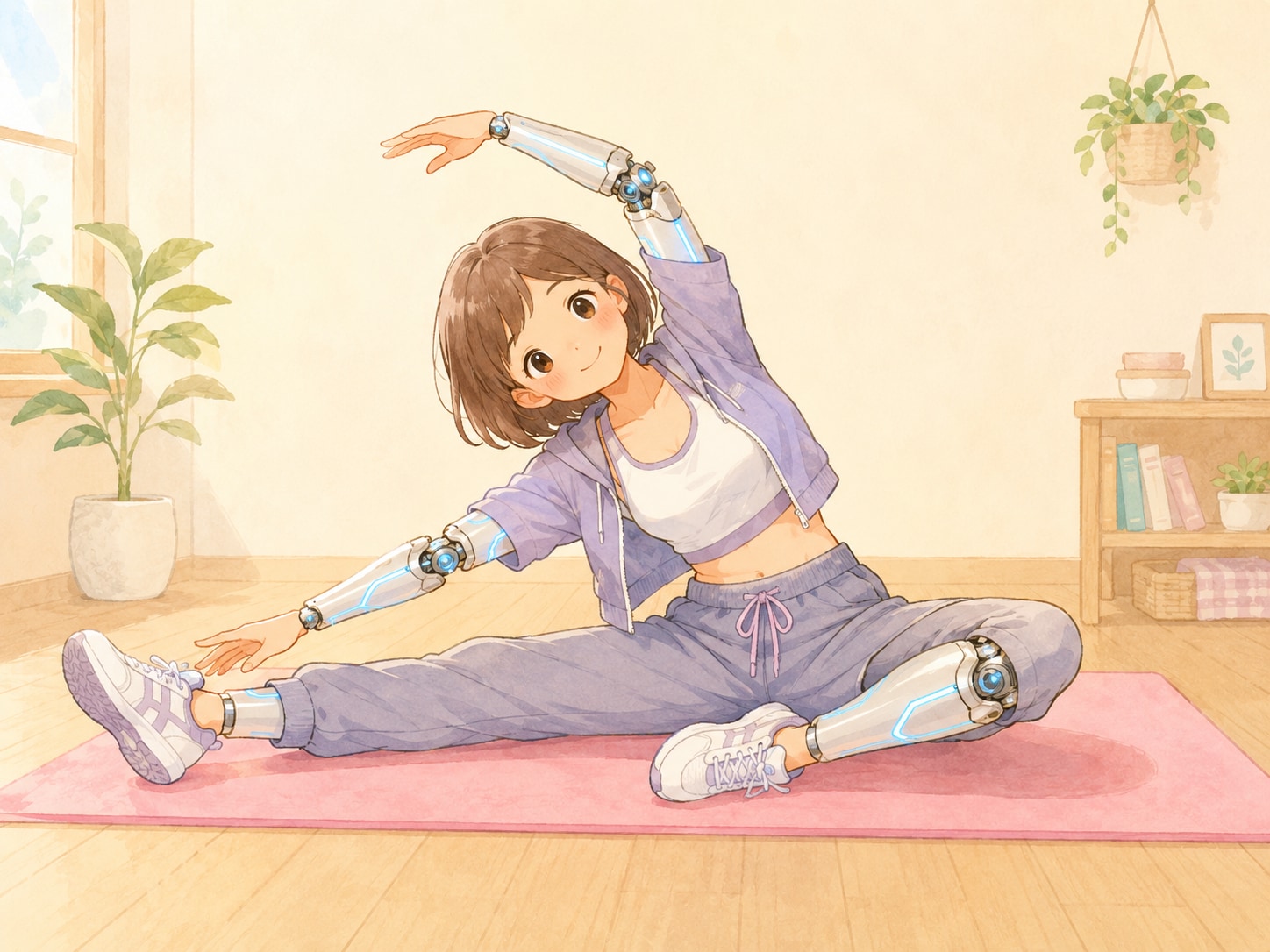 アンドロイドおねえさんのストレッチ