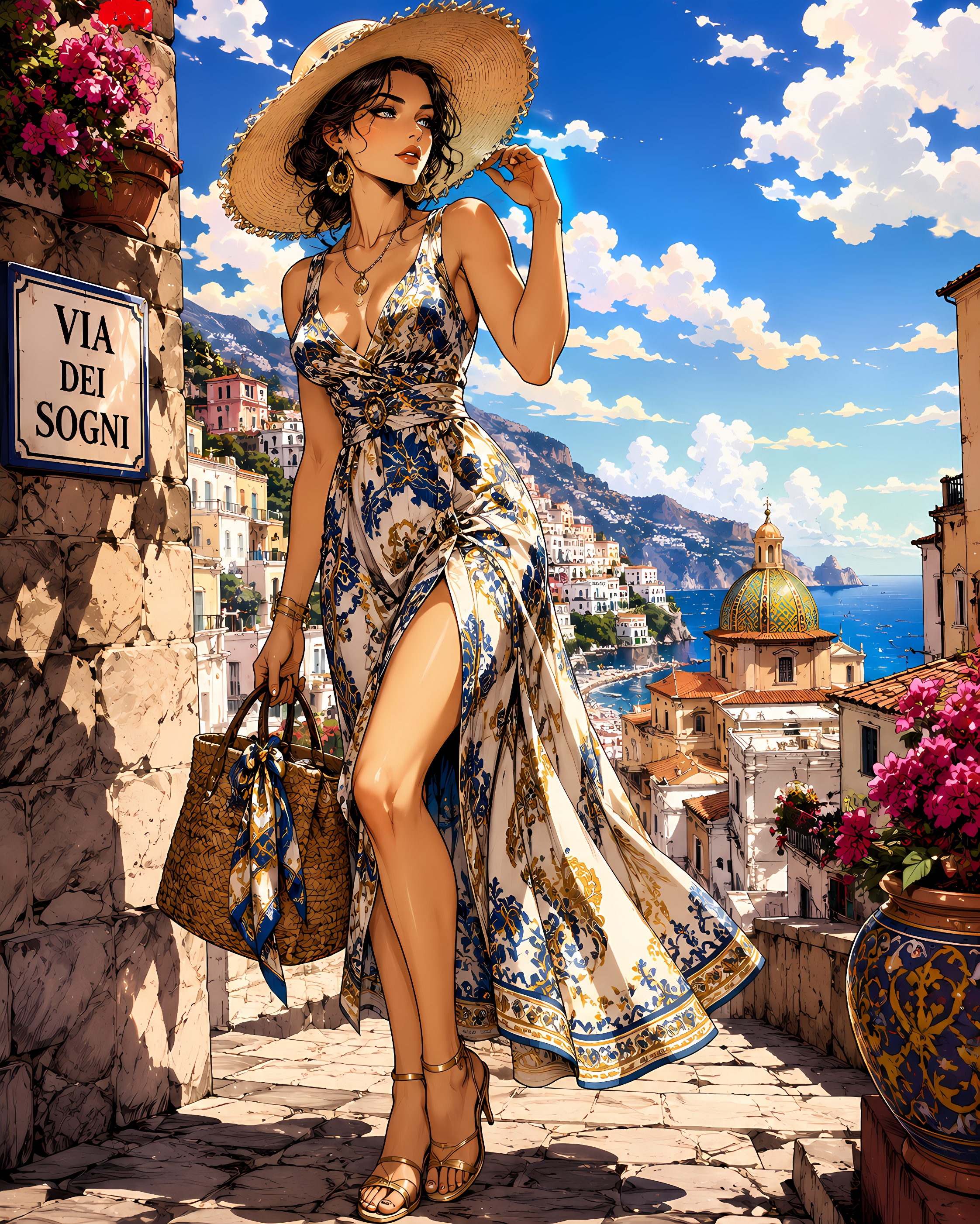 イタリアのおしゃれなお姉さん