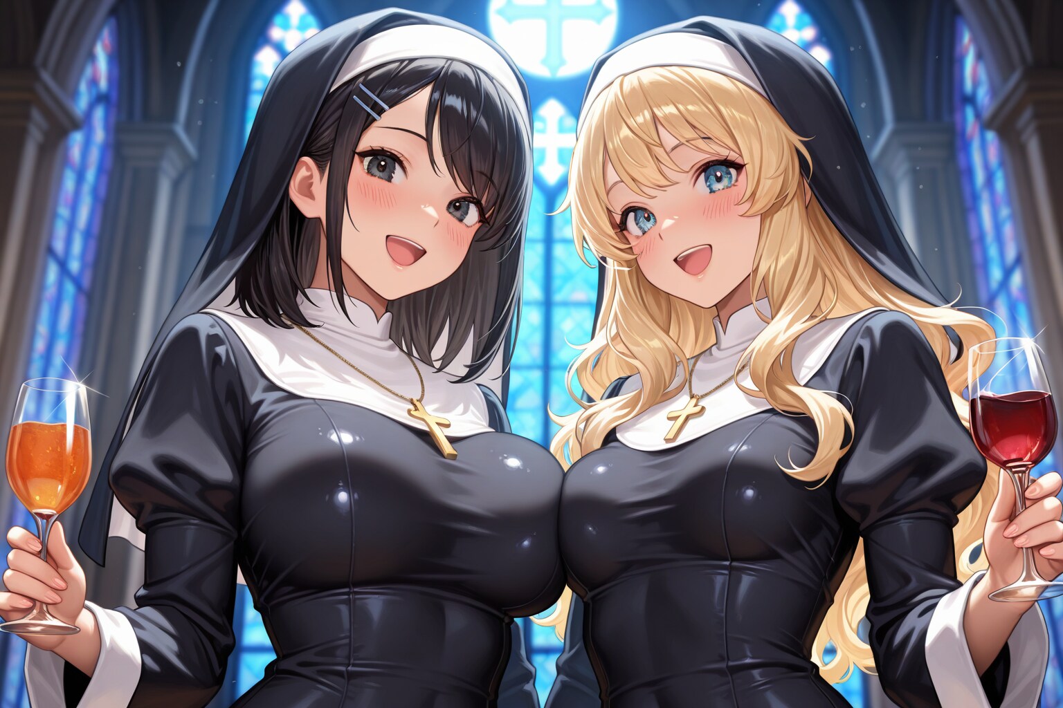 「一緒にカンパイしましょ♡」