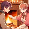 暖炉と恋人♥その1(9枚) 3枚目