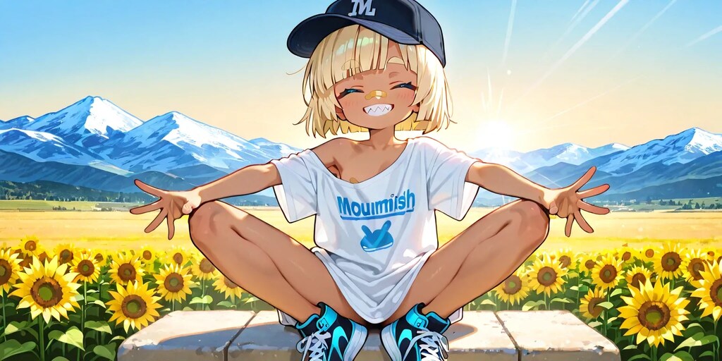 ﾆｼｼって笑う子