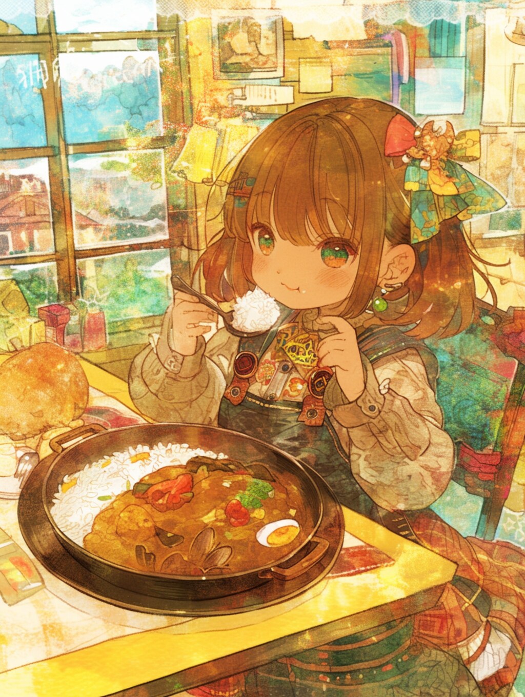 カレーライス。