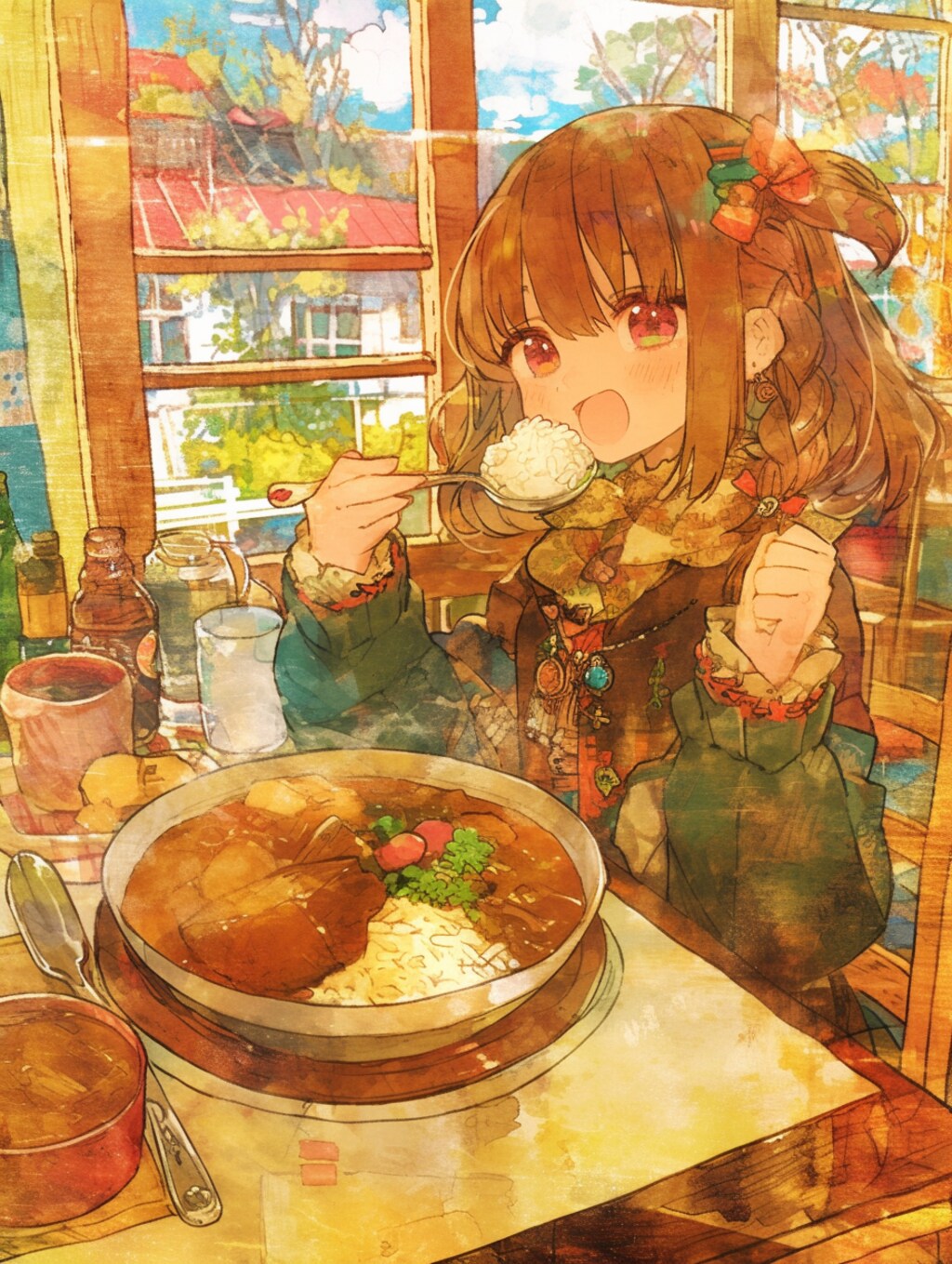 カレーライス。