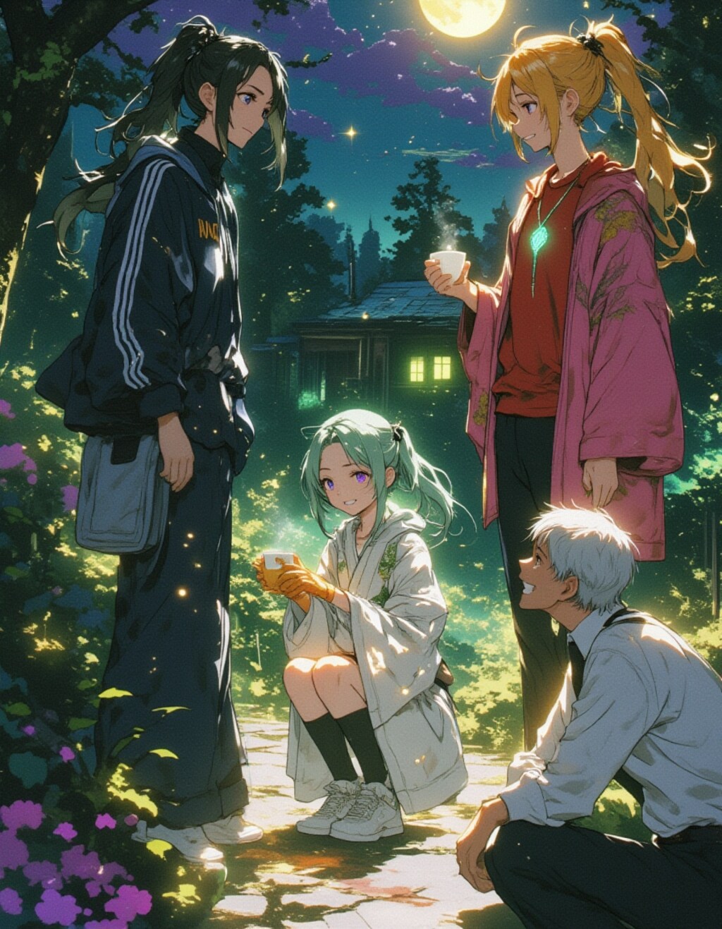 【樹海のかみさま】月光の救い、翠と涙の再会